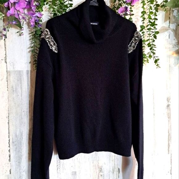 NWT The Kooples Knit and Jewels Sweater - Picture 1 of 10